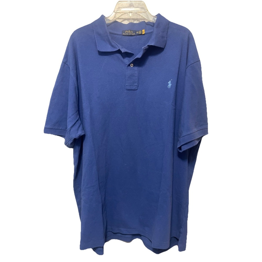 Polo Ralph Lauren Classic Fit Men's Size 2XL Blue Polo Short Sleeve Big & Tall